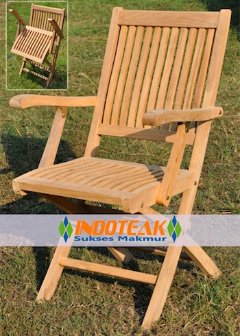Detroit Teak Arm Chair