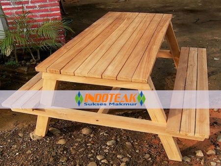 Teak Picnic Bench And Table