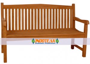 Teak Java bench Curved Top 180 CM